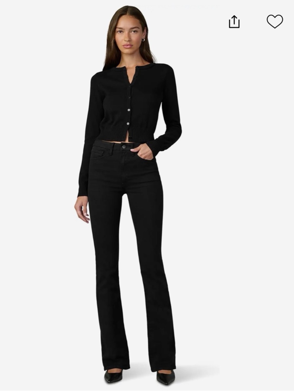 Joe's Jeans: The Hi Honey Bootcut in Black